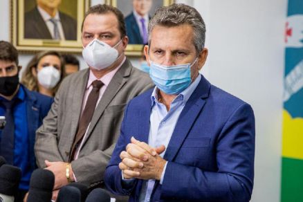 Mauro Mendes e Max Russi