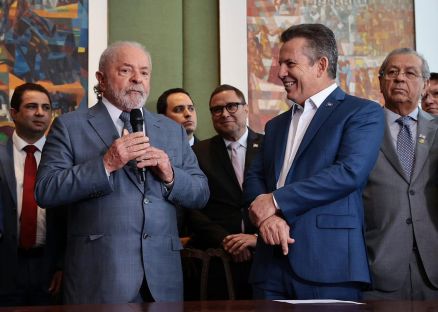 Mauro Mendes e Lula