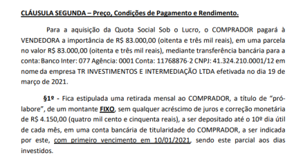 contrato taiza, vítima v.i.f.