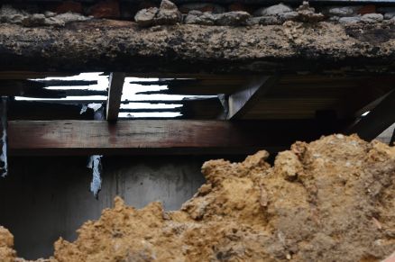 Inc&ecirc;ndio na parte interna da  Casa do Patrim&ocirc;nio