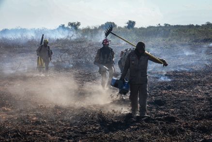 Combate ao incÃªndio no Pantanal 2024