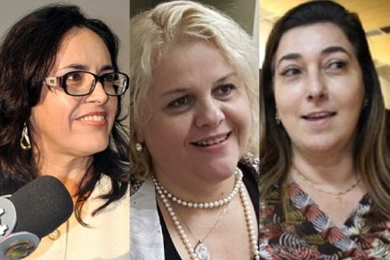 Maria das Graças, Ester Belém e Olinda Altomare
