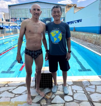Genilson Silva ao lado de Celso Mitsunari