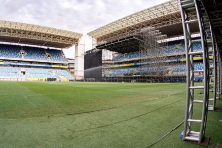 Montagem do Palco do Guns n Roses