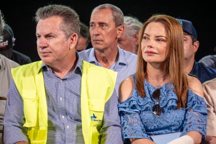 Mauro Mendes e Virg&Atilde;&shy;nia Mendes