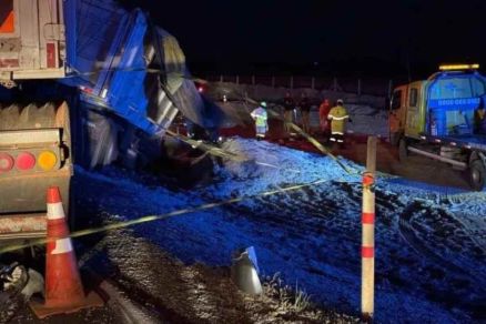 acidente &ocirc;nibus carga carreta