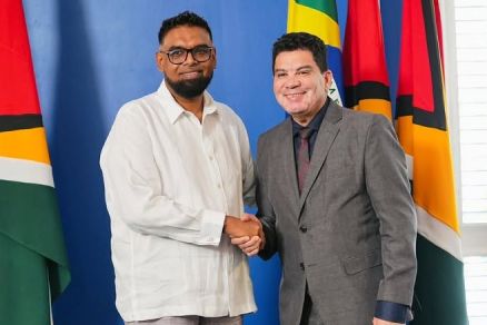 Cidinho Santos e Irfaan Ali