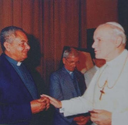 Padre Firmo com Dom Aquino 